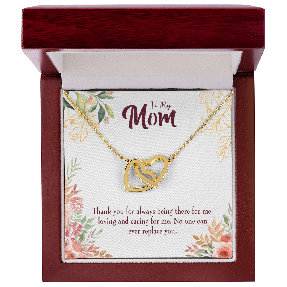 To Mom Irreplaceable Mom Inseparable Necklace-Express Your Love Gifts