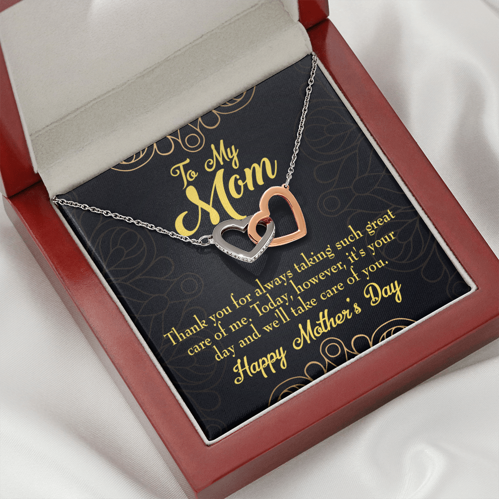 To Mom It's Your Day Inseparable Necklace-Express Your Love Gifts
