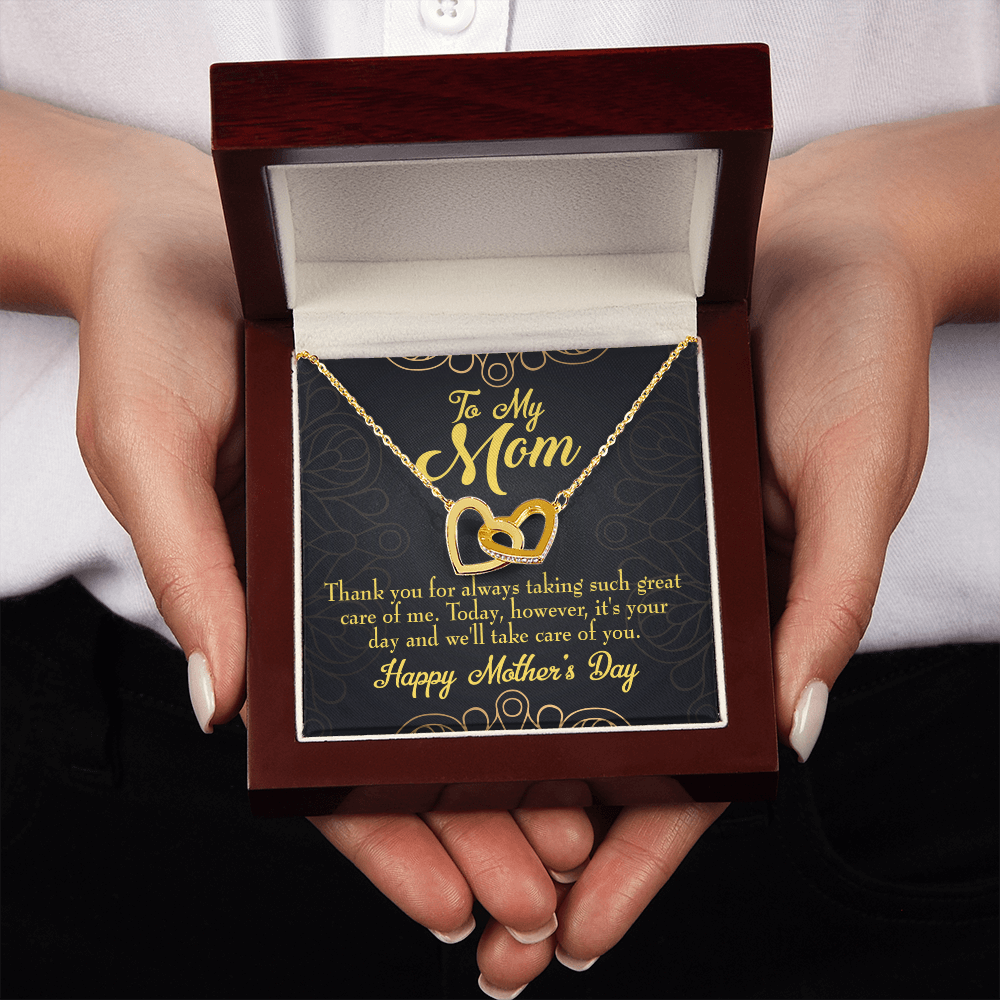 To Mom It's Your Day Inseparable Necklace-Express Your Love Gifts