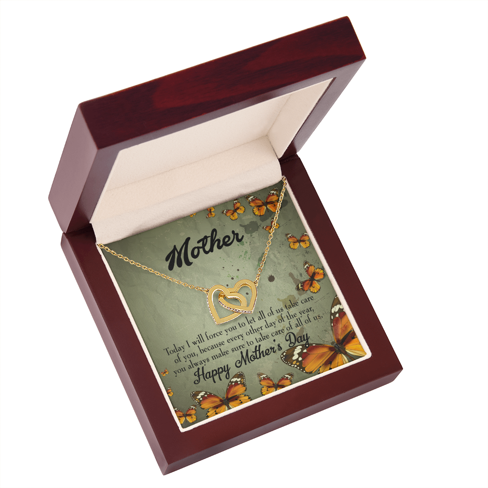To Mom Let Us Take Care of You Inseparable Necklace-Express Your Love Gifts
