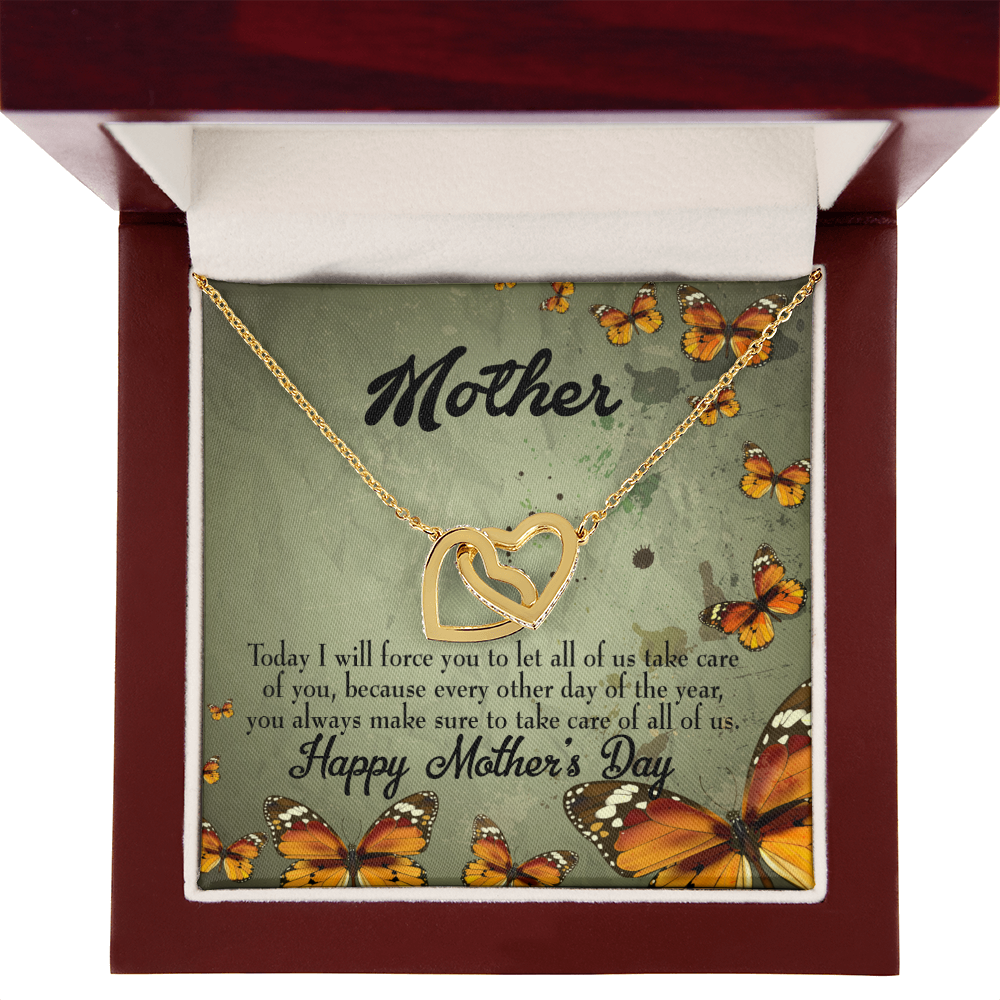 To Mom Let Us Take Care of You Inseparable Necklace-Express Your Love Gifts