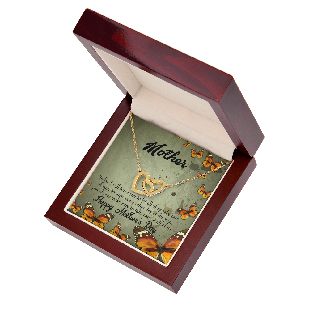 To Mom Let Us Take Care of You Inseparable Necklace-Express Your Love Gifts