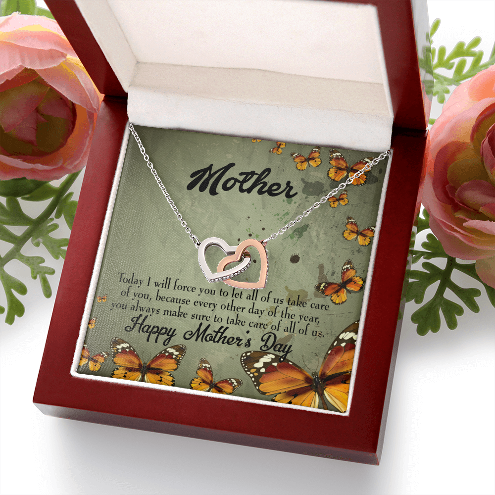 To Mom Let Us Take Care of You Inseparable Necklace-Express Your Love Gifts