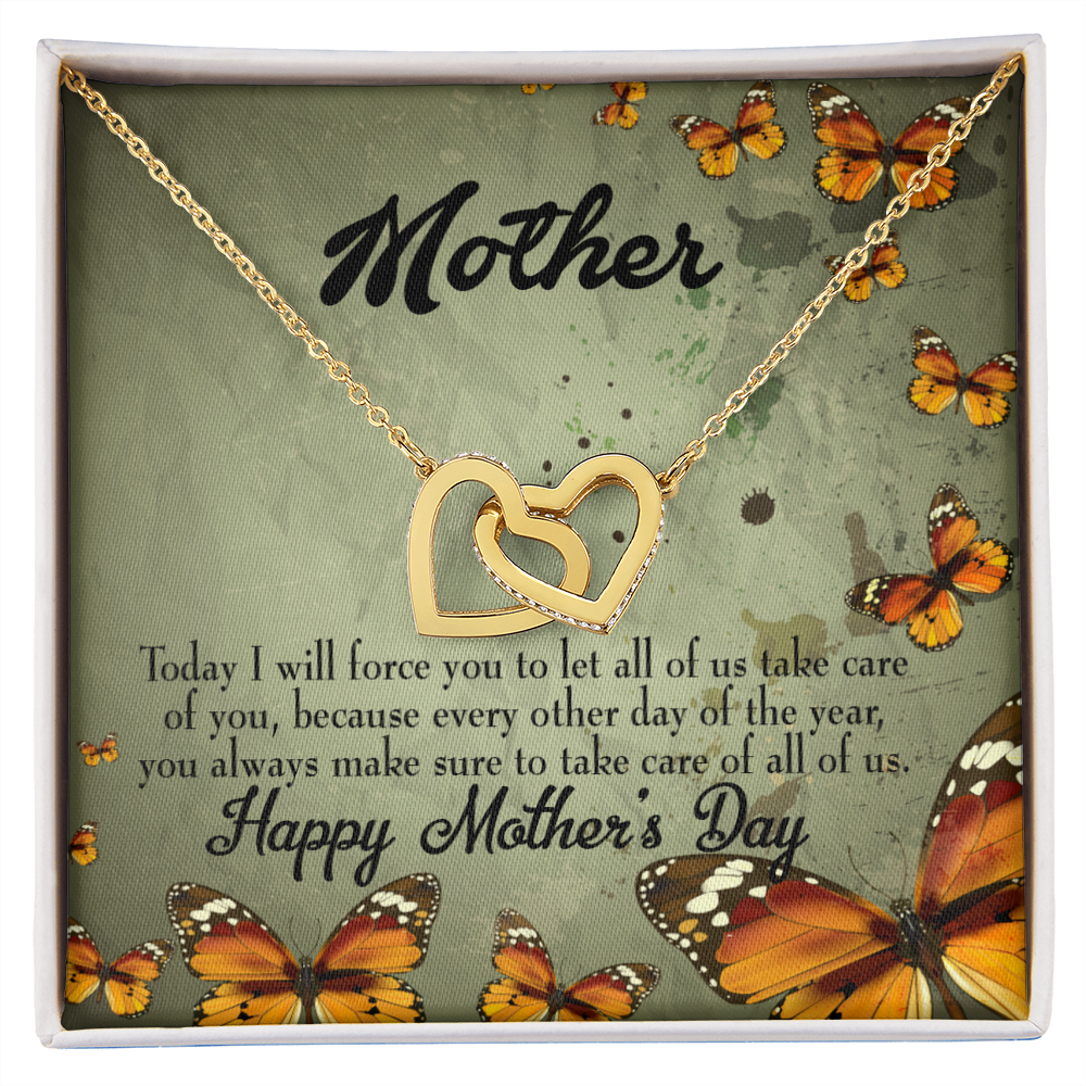 To Mom Let Us Take Care of You Inseparable Necklace-Express Your Love Gifts