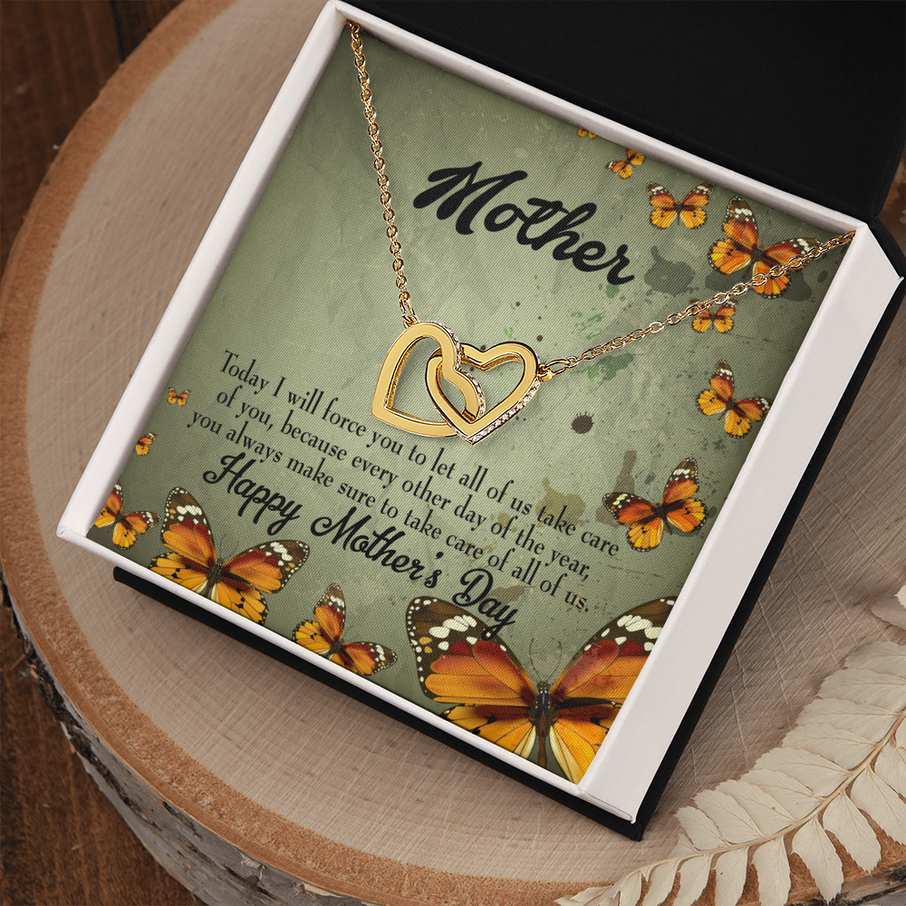 To Mom Let Us Take Care of You Inseparable Necklace-Express Your Love Gifts