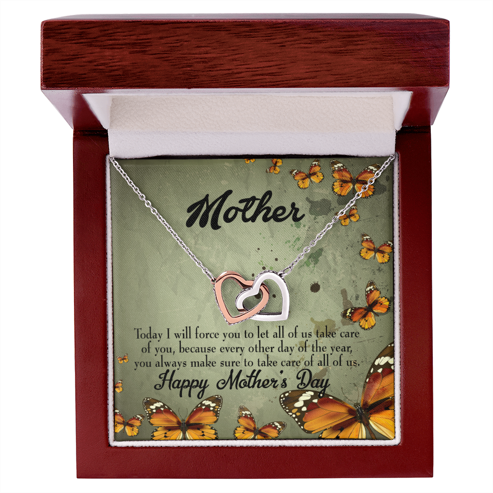 To Mom Let Us Take Care of You Inseparable Necklace-Express Your Love Gifts