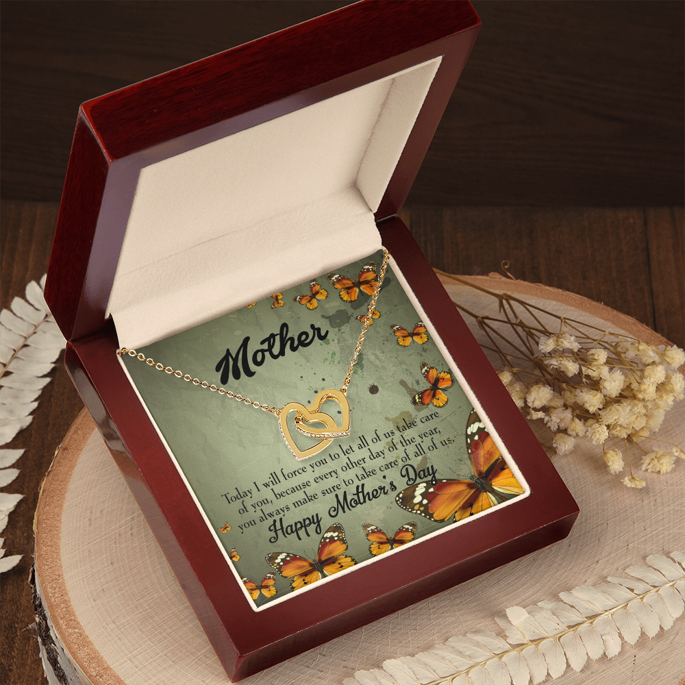To Mom Let Us Take Care of You Inseparable Necklace-Express Your Love Gifts