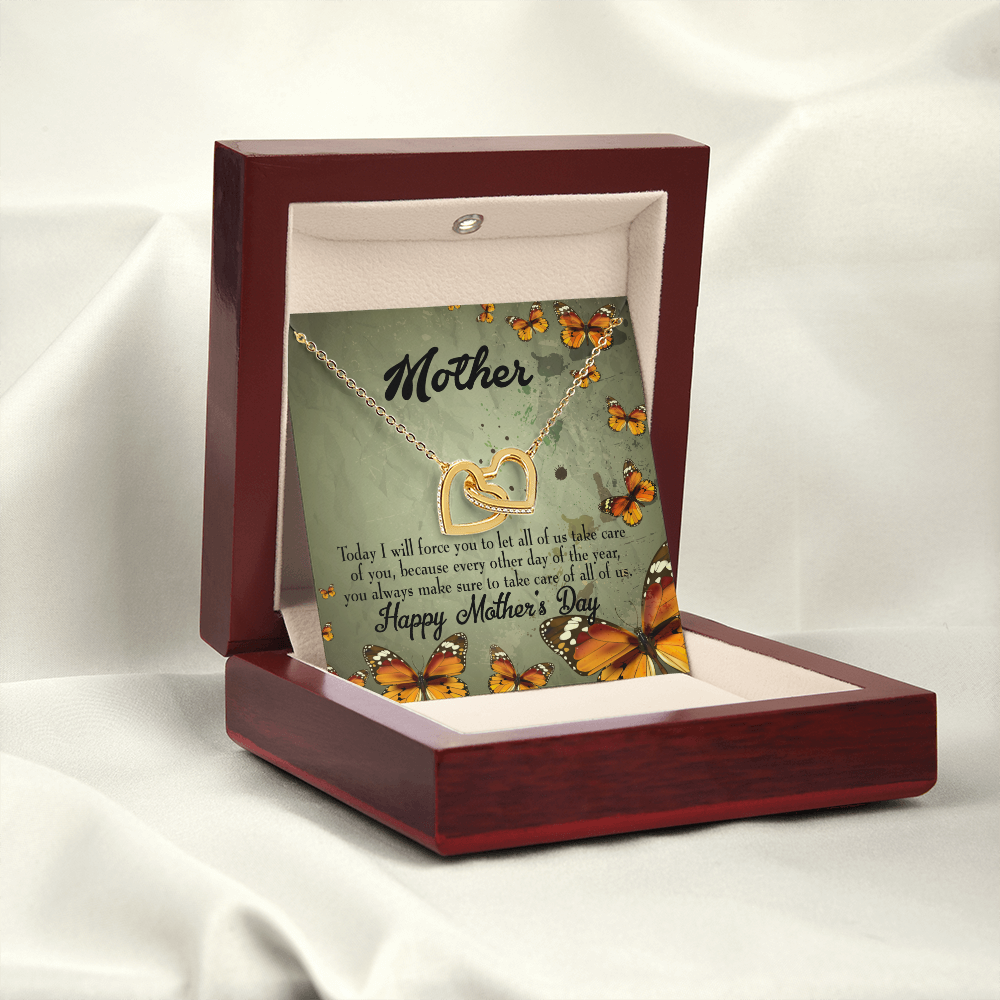 To Mom Let Us Take Care of You Inseparable Necklace-Express Your Love Gifts