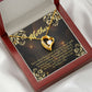 To Mom Love and Nortured Forever Necklace w Message Card-Express Your Love Gifts