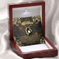 To Mom Love and Nortured Forever Necklace w Message Card-Express Your Love Gifts