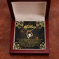 To Mom Love and Nortured Forever Necklace w Message Card-Express Your Love Gifts