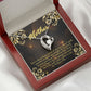 To Mom Love and Nortured Forever Necklace w Message Card-Express Your Love Gifts
