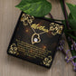 To Mom Love and Nortured Forever Necklace w Message Card-Express Your Love Gifts
