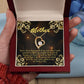 To Mom Love and Nortured Forever Necklace w Message Card-Express Your Love Gifts