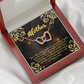 To Mom Love and Nortured Inseparable Necklace-Express Your Love Gifts