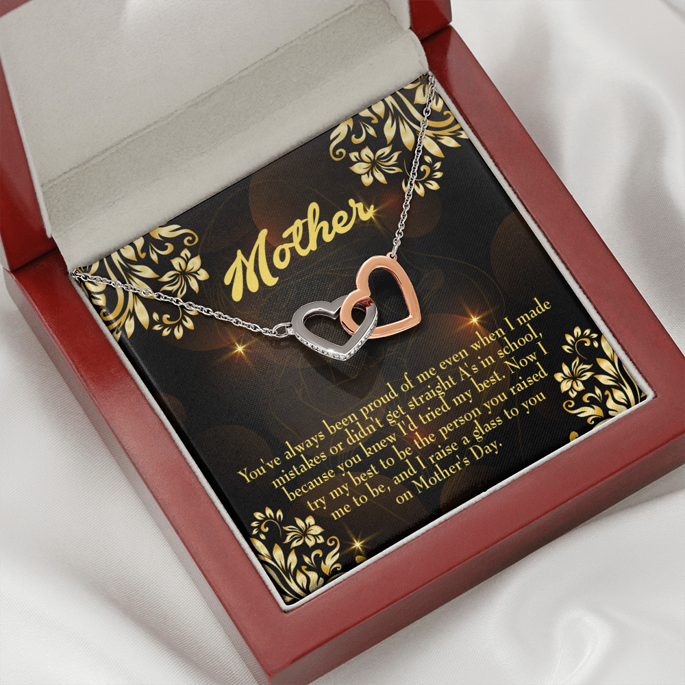 To Mom Love and Nortured Inseparable Necklace-Express Your Love Gifts