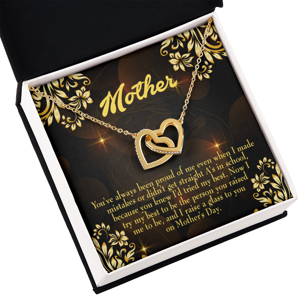 To Mom Love and Nortured Inseparable Necklace-Express Your Love Gifts