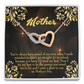 To Mom Love and Nortured Inseparable Necklace-Express Your Love Gifts
