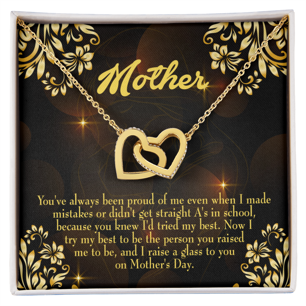 To Mom Love and Nortured Inseparable Necklace-Express Your Love Gifts