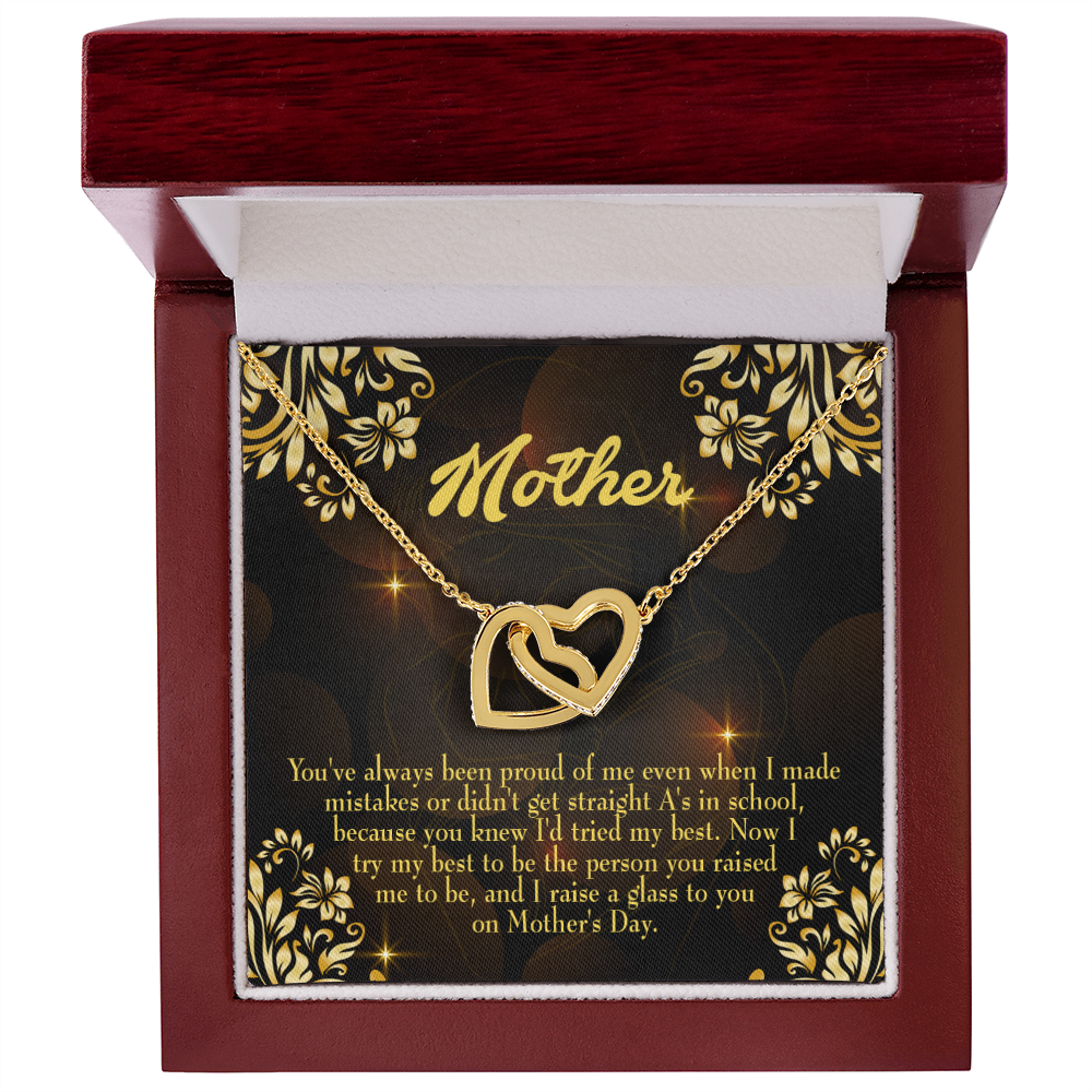 To Mom Love and Nortured Inseparable Necklace-Express Your Love Gifts