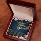 To Mom Love Your Hugs Forever Necklace w Message Card-Express Your Love Gifts