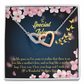 To Mom Love Your Hugs Inseparable Necklace-Express Your Love Gifts