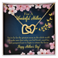 To Mom Loved and Pampered Inseparable Necklace-Express Your Love Gifts