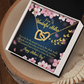 To Mom Loved and Pampered Inseparable Necklace-Express Your Love Gifts