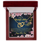 To Mom Loved and Pampered Inseparable Necklace-Express Your Love Gifts