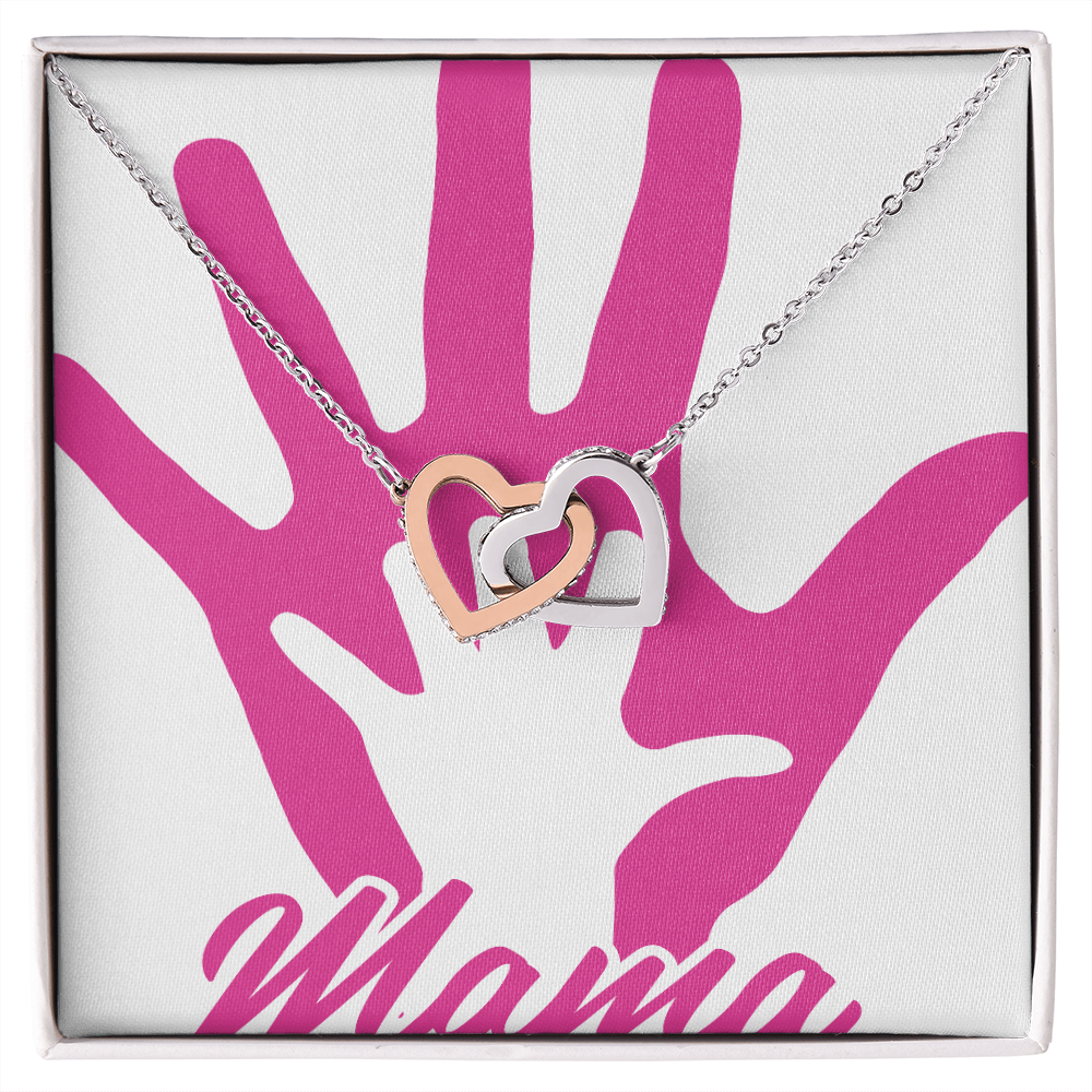 To Mom Mamas Hand Inseparable Necklace-Express Your Love Gifts