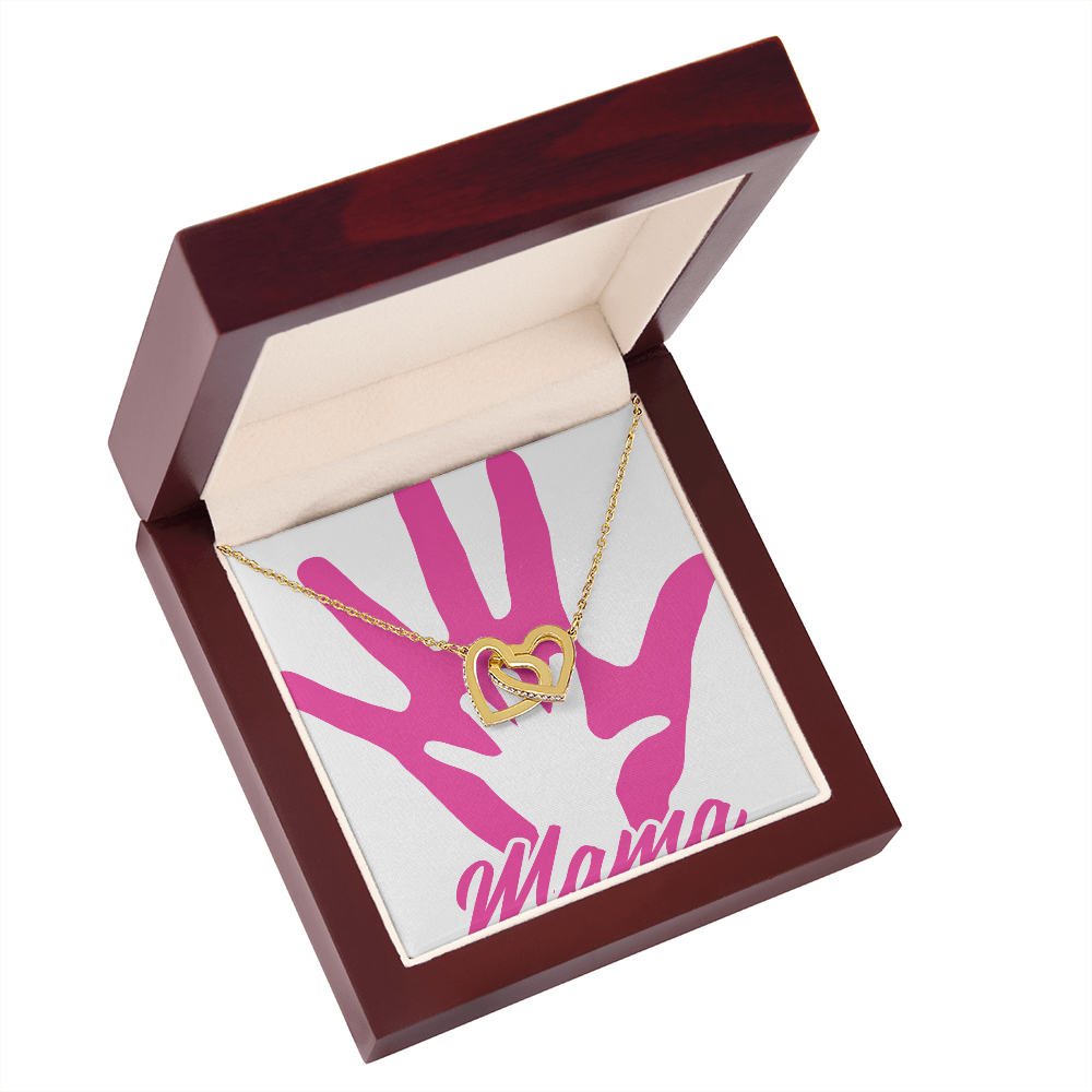 To Mom Mamas Hand Inseparable Necklace-Express Your Love Gifts