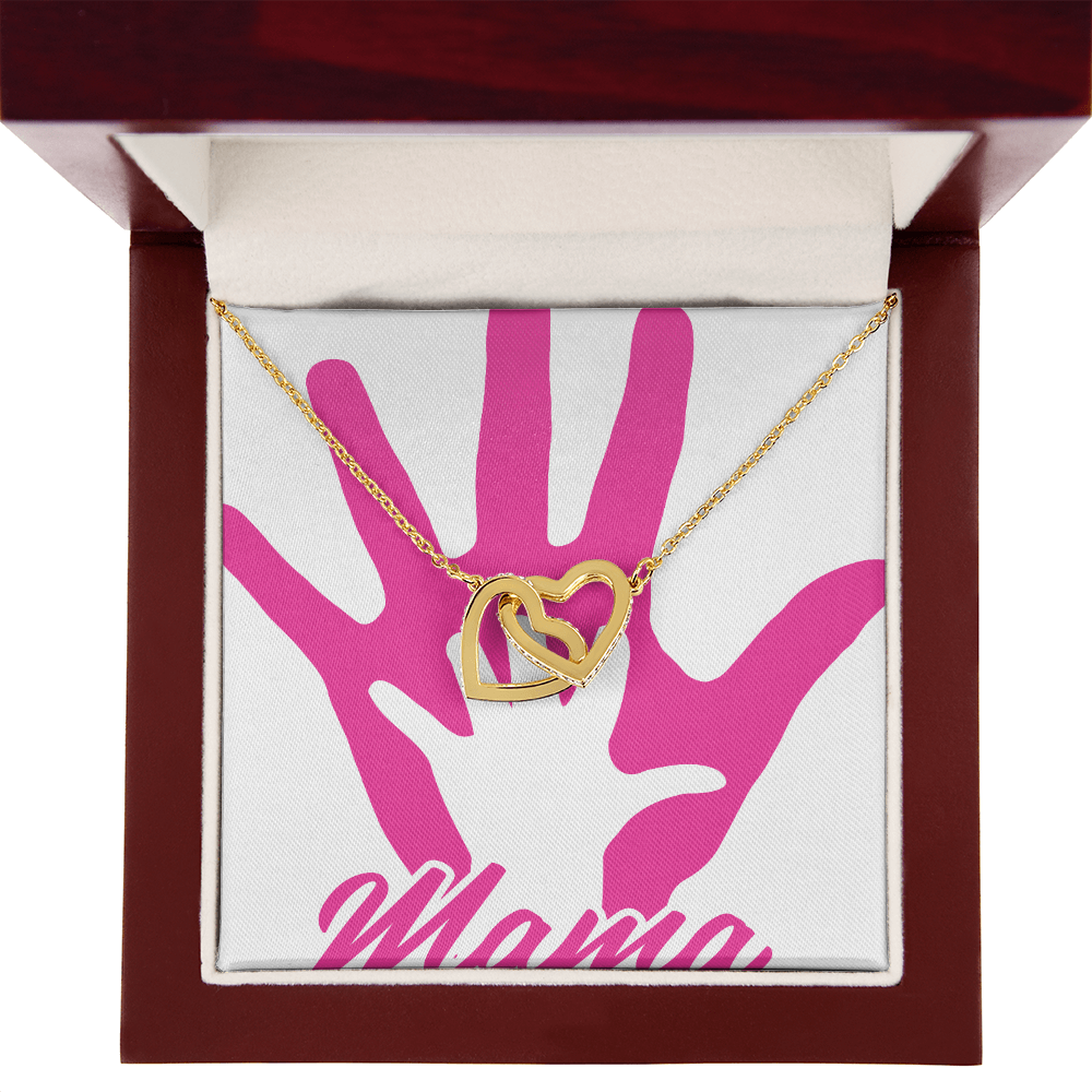 To Mom Mamas Hand Inseparable Necklace-Express Your Love Gifts
