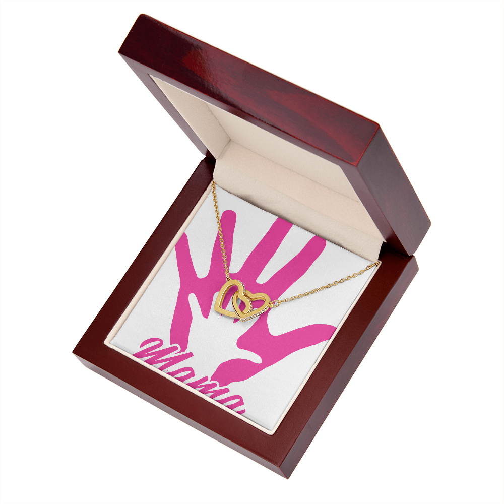 To Mom Mamas Hand Inseparable Necklace-Express Your Love Gifts