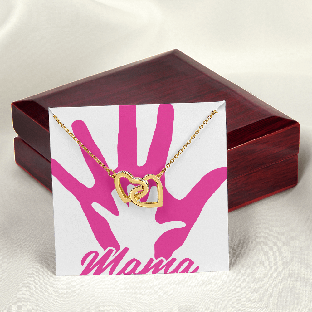 To Mom Mamas Hand Inseparable Necklace-Express Your Love Gifts
