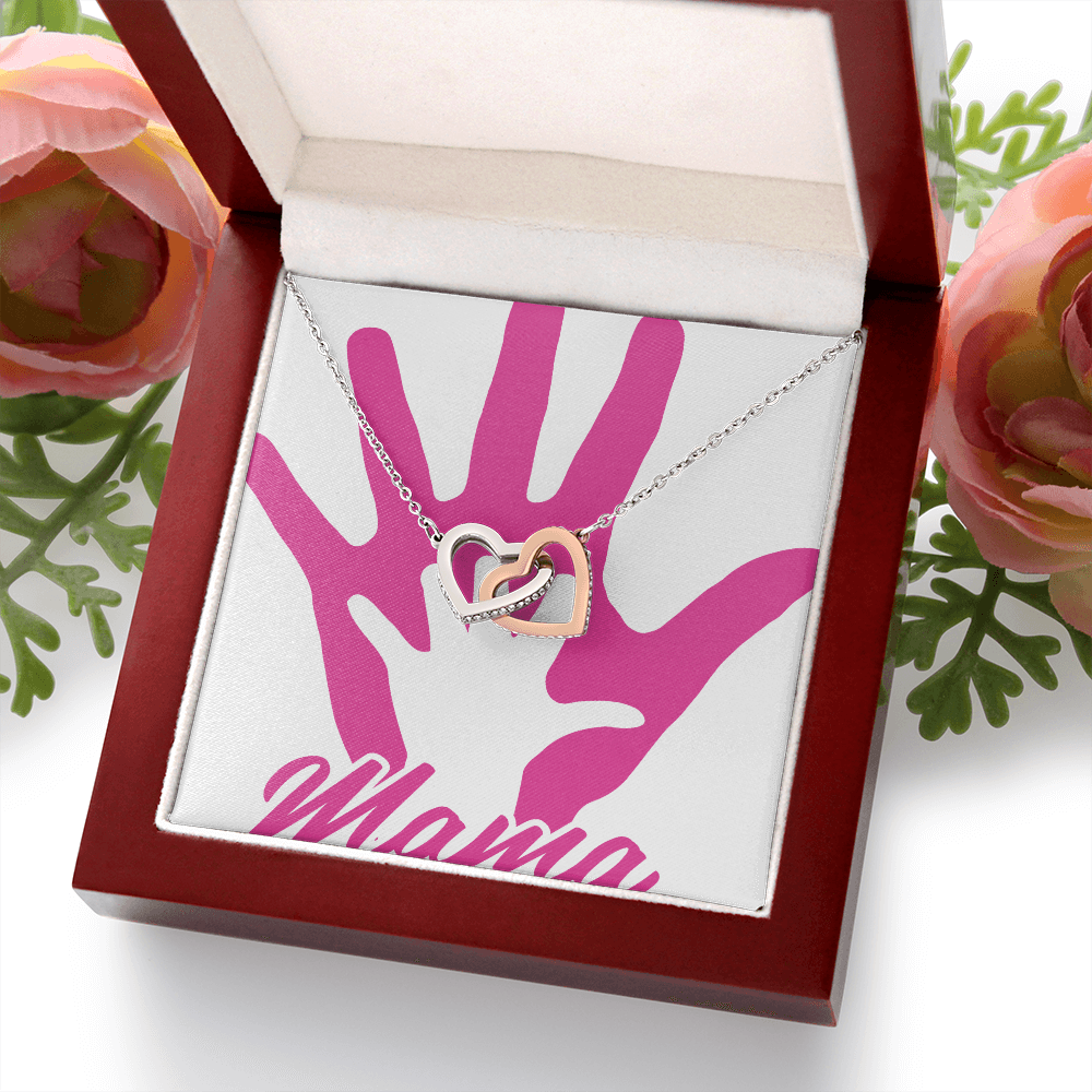 To Mom Mamas Hand Inseparable Necklace-Express Your Love Gifts