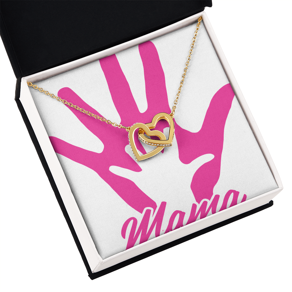 To Mom Mamas Hand Inseparable Necklace-Express Your Love Gifts