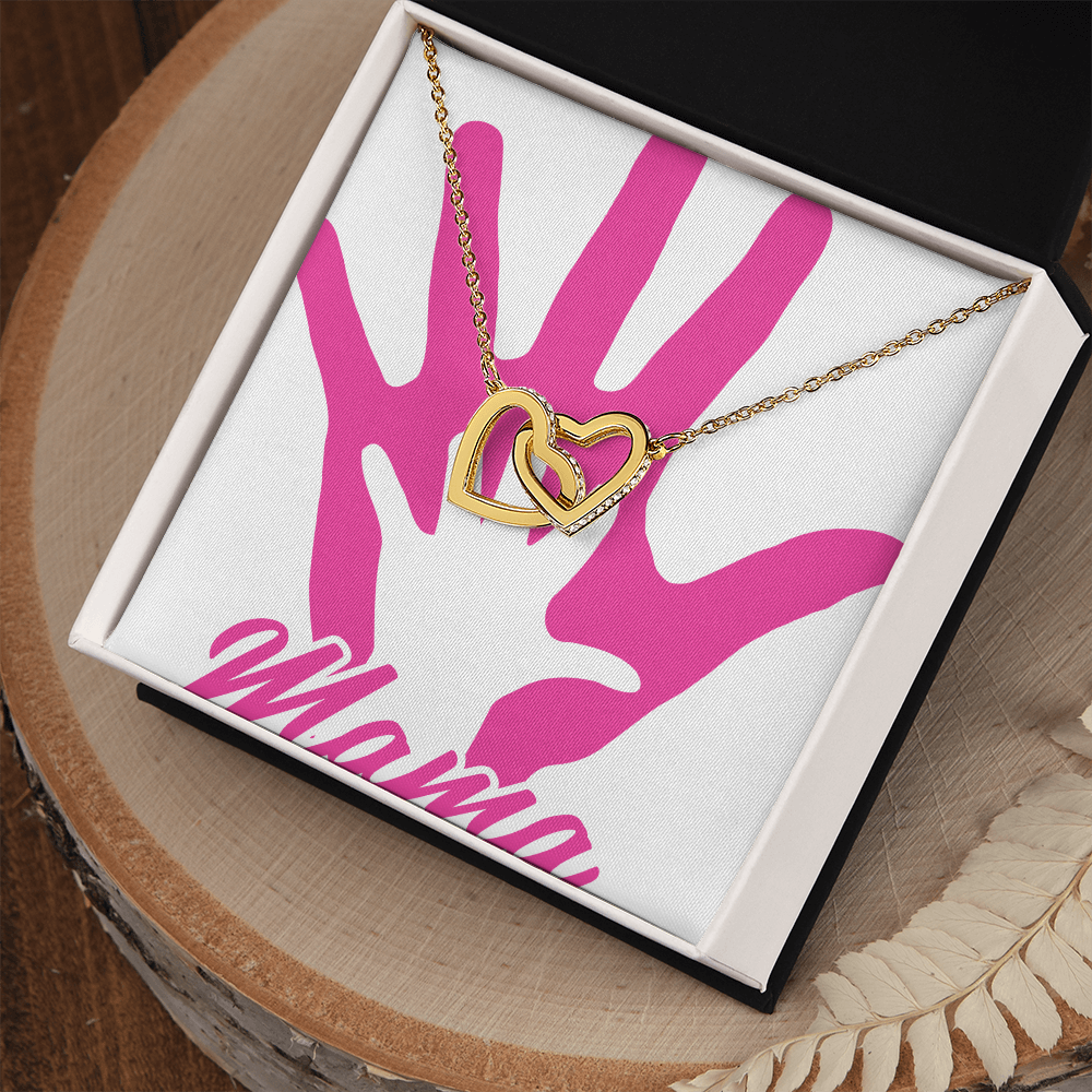 To Mom Mamas Hand Inseparable Necklace-Express Your Love Gifts
