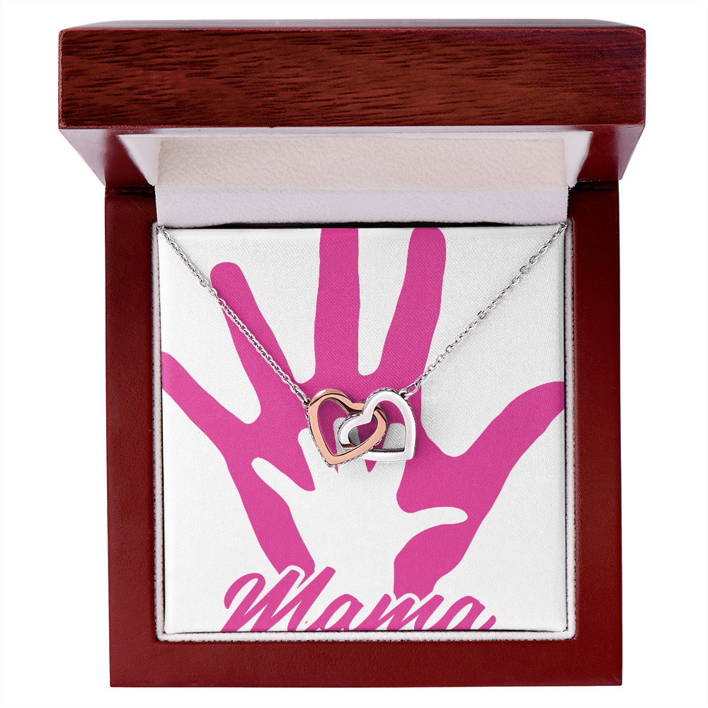 To Mom Mamas Hand Inseparable Necklace-Express Your Love Gifts
