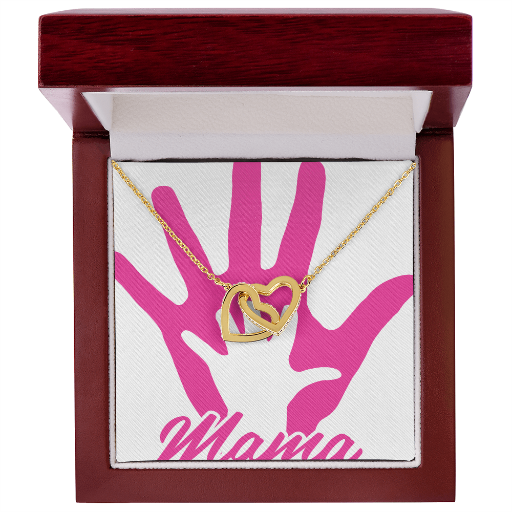 To Mom Mamas Hand Inseparable Necklace-Express Your Love Gifts