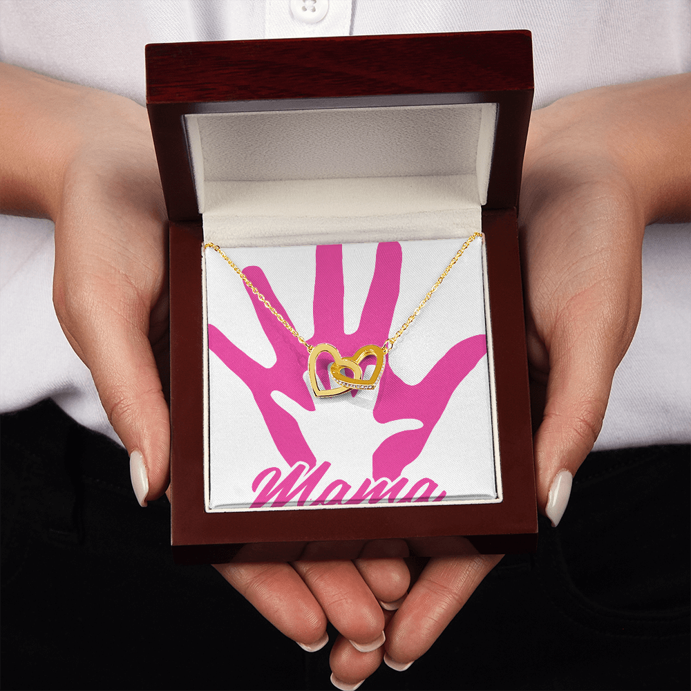 To Mom Mamas Hand Inseparable Necklace-Express Your Love Gifts