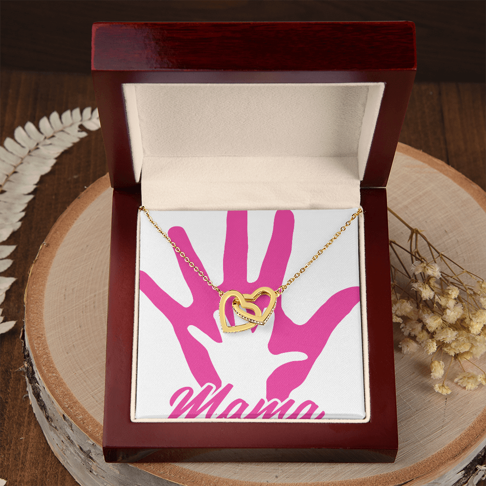 To Mom Mamas Hand Inseparable Necklace-Express Your Love Gifts