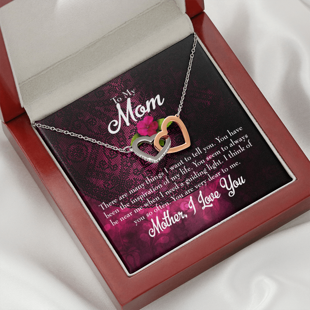 To Mom Message to Mother Inseparable Necklace-Express Your Love Gifts