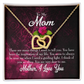 To Mom Message to Mother Inseparable Necklace-Express Your Love Gifts