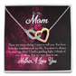 To Mom Message to Mother Inseparable Necklace-Express Your Love Gifts