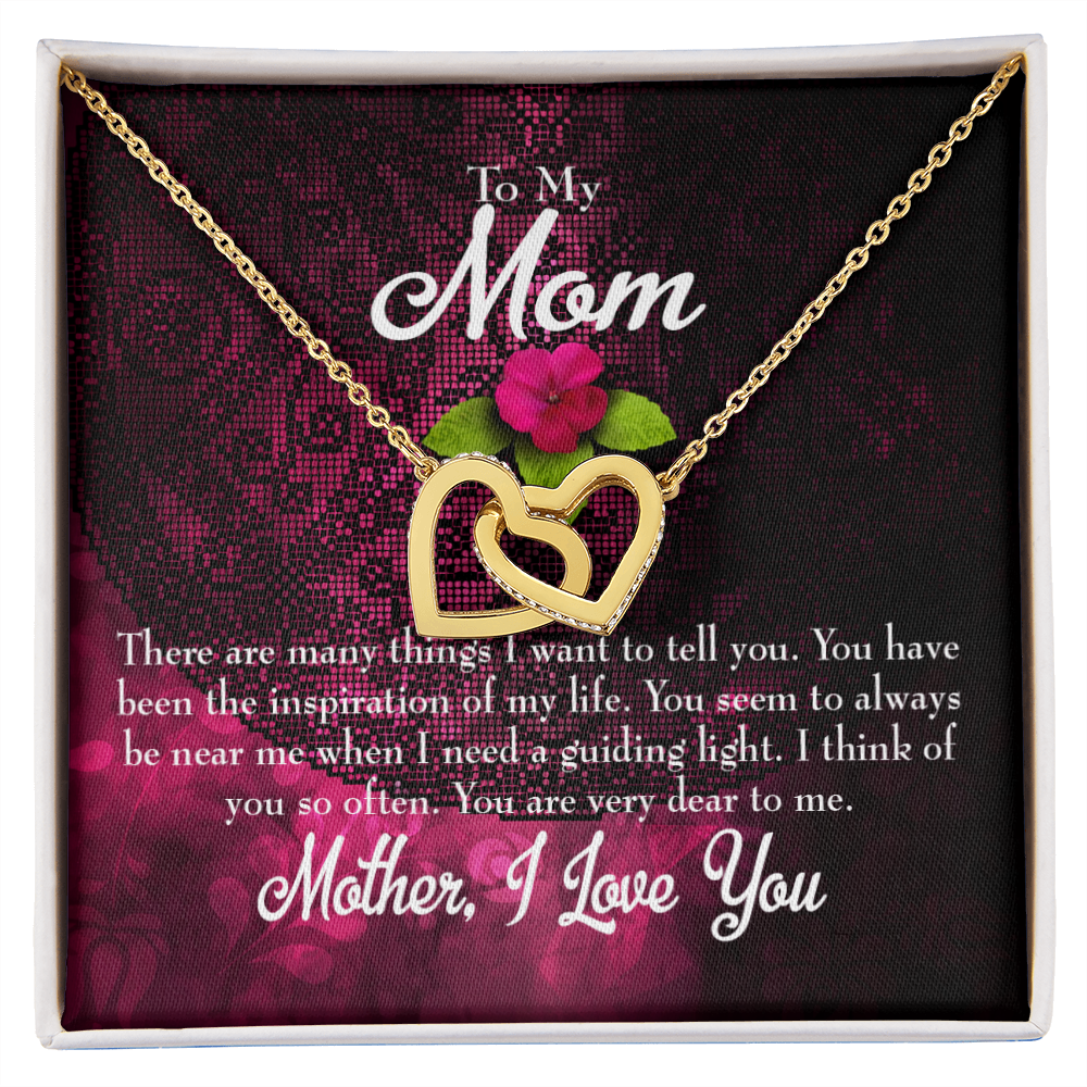 To Mom Message to Mother Inseparable Necklace-Express Your Love Gifts