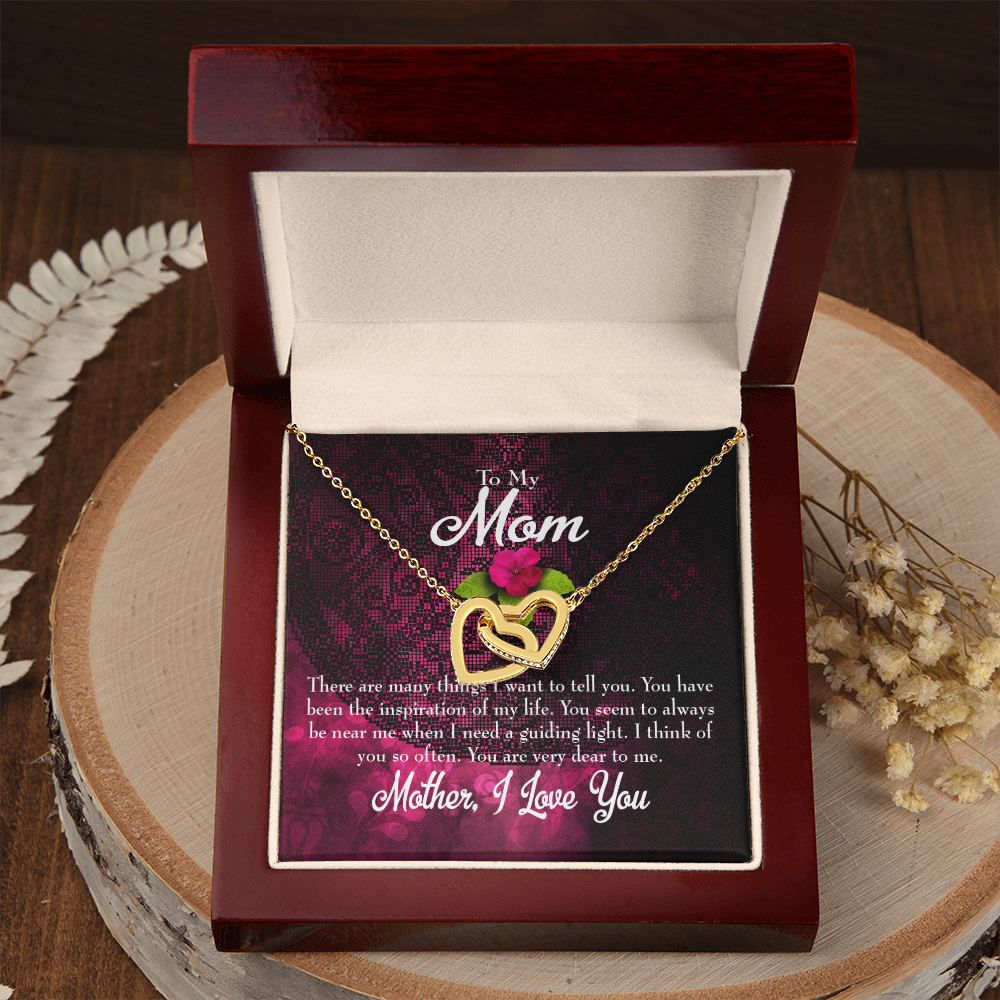To Mom Message to Mother Inseparable Necklace-Express Your Love Gifts