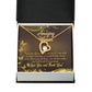To Mom Mom Always There Forever Necklace w Message Card-Express Your Love Gifts