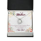 To Mom Mom I Love You Forever Forever Necklace w Message Card-Express Your Love Gifts