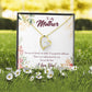 To Mom Mom I Love You Forever Necklace w Message Card-Express Your Love Gifts