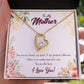 To Mom Mom I Love You Forever Necklace w Message Card-Express Your Love Gifts
